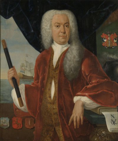 Adriaan Valckenier (1695-1751). Governatore generale (1737-41) da Theodorus Justinus Rheen